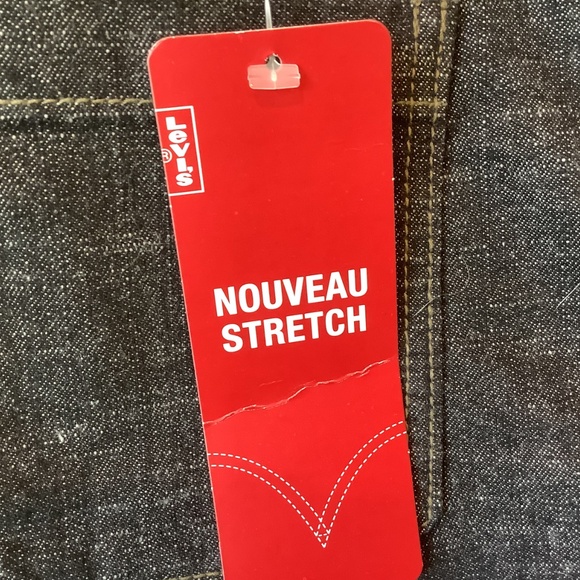 Levi's Womens Y2K VTG Denim Shorts Black Stonewash Button Fly Boho Size 10P - Picture 3 of 7